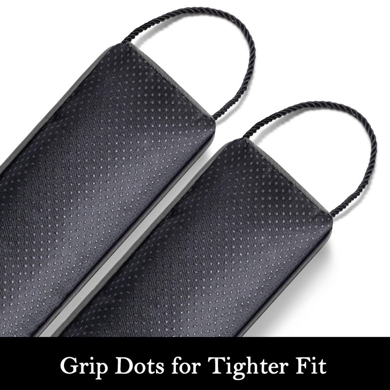 Sunolga Door Draft Stopper Blocks Hot and Cold Air with Removable Washable Cover for Bottom of Door, All-Season Seal for Noise, Light, Dust, Door Sweep for Gaps Up to 3", Home Essentials, 38", Gray - Image 4